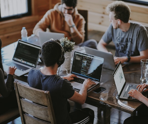 Professional team collaboration
